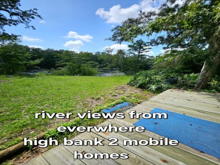 Suwannee River frontage. 2 lots, 2 mobiles, looking at Fanning Springs: Px3 px3